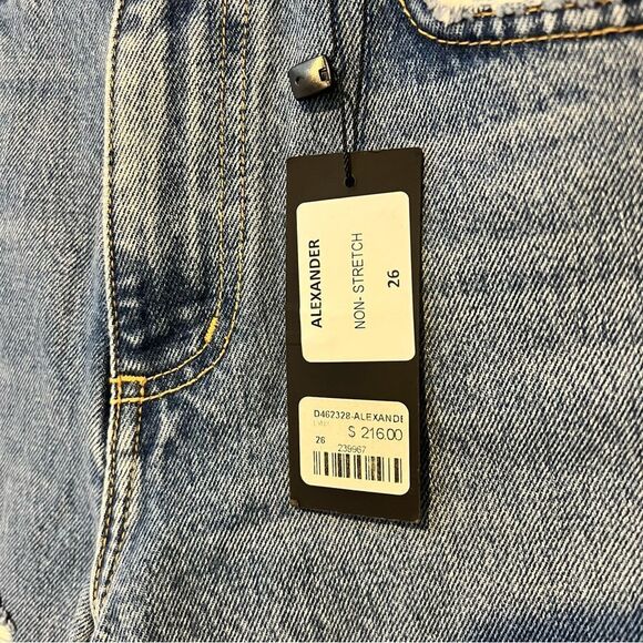 Carmar Alexander High Rise Medium Wash Straight Leg Jeans - Picture 7 of 10